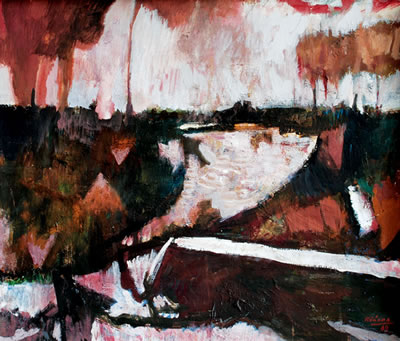 Devastated landscape