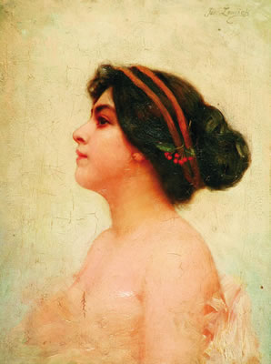 Sample artwork by Josef Zenisek (1855 - 1944), known for paintings - View similar artists and auction records