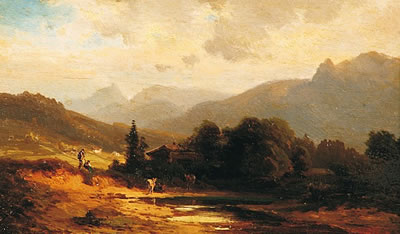 Sample artwork by Hugo Ullik (1838 - 1881), known for painting - View similar artists and auction records