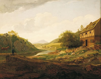 Scenery with river and house by Antonin Manes - Auction record, sale price, and art valuation. Compare with similar artists and explore comparable artworks.