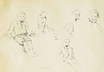Study of Seated Figures