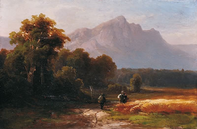 Pod horami, Za mestem by Hugo Ullik - Auction record, sale price, and art valuation. Compare with similar artists and explore comparable artworks.