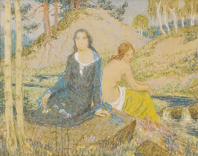 V léte