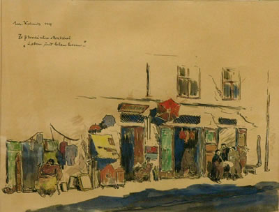 From jewish street in Bratislava by Jaroslav Koluch - Auction record, sale price, and art valuation. Compare with similar artists and explore comparable artworks.