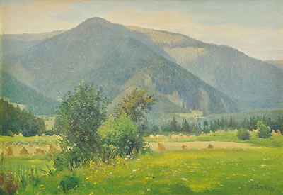 Summer foothills by Josef Soukup - Auction record, sale price, and art valuation. Compare with similar artists and explore comparable artworks.