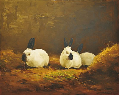 Rabbits by Fojtech Hynek Popelka - Auction record, sale price, and art valuation. Compare with similar artists and explore comparable artworks.