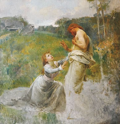 Sample artwork by Voytech Hynais (1854 - 1925), known for painting - View similar artists and auction records