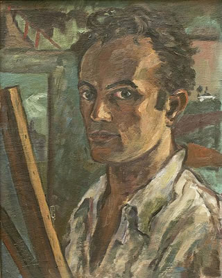 Portrait of Vlastimil Benes: Self-portrait