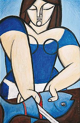 Sample artwork by Miloslav Hajek (Born 1927), known for paintings - View similar artists and auction records