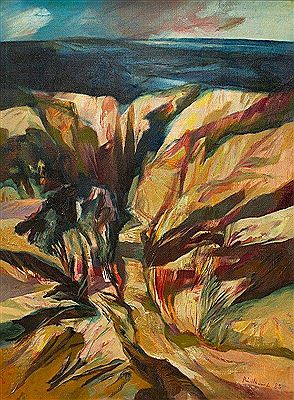 Sample artwork by Rudolf Riedlbauch (Born 1944), known for landscape painting - View similar artists and auction records