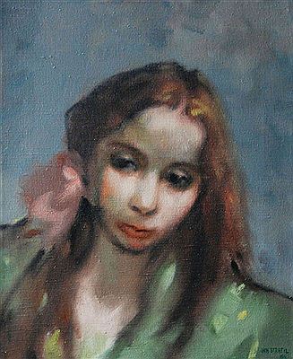 Dreaming by Jan Stratil - Auction record, sale price, and art valuation. Compare with similar artists and explore comparable artworks.
