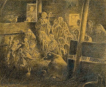 Adoration of the Christ born