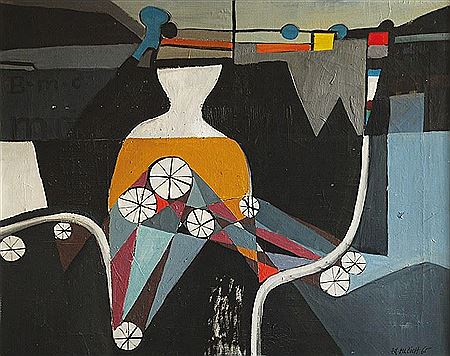 Sample artwork by Zdenek Mlcoch (1921 - 1995), known for painting - View similar artists and auction records