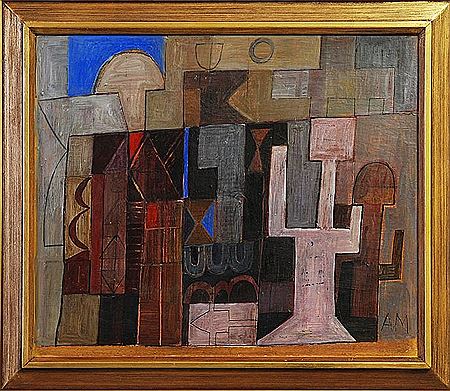 Sample artwork by Alena Malkova (Born 1927), known for painting - View similar artists and auction records