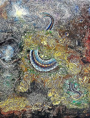 Snake and moon
