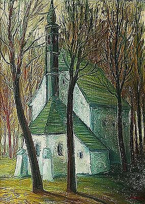 Church by Jaroslav Moravec - Auction record, sale price, and art valuation. Compare with similar artists and explore comparable artworks.