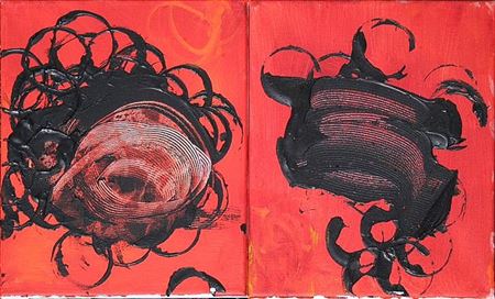 Fool and queen - diptych