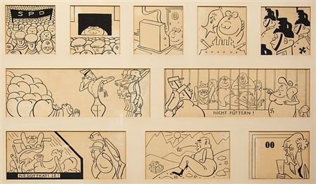 Do not touch! (Nicht füttern!) by Frantisek Bidlo - Auction record, sale price, and art valuation. Compare with similar artists and explore comparable artworks.