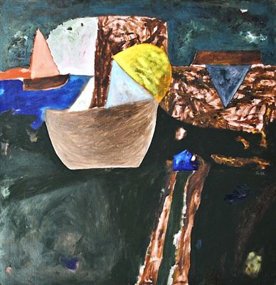 Port and moon