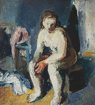 Sitting nude by Frantisek Jiroudek - Auction record, sale price, and art valuation. Compare with similar artists and explore comparable artworks.