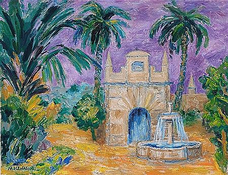 Magic of gardens in Granada