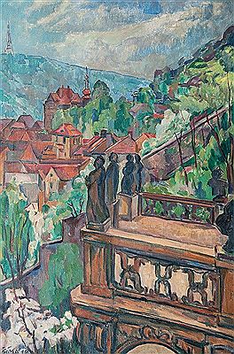 From Fürstenberská garden by Ladislav Sima - Auction record, sale price, and art valuation. Compare with similar artists and explore comparable artworks.