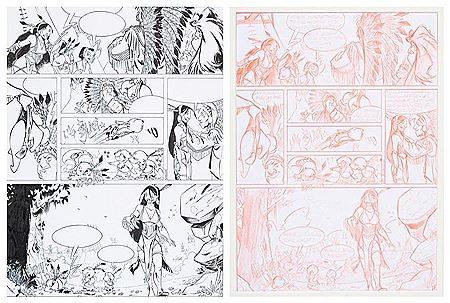 Sample artwork by Nicolas Keramidas (Born 1972), known for comics (luuna) - View similar artists and auction records
