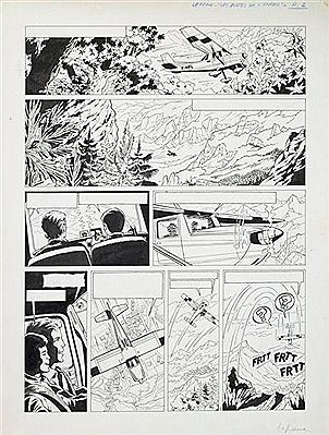 Lefranc Planche 2 de l'album Les portes de l'enfer