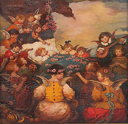 "Von Englein bewacht" by Clara Sporleder - Auction record, sale price, and art valuation. Compare with similar artists and explore comparable artworks.