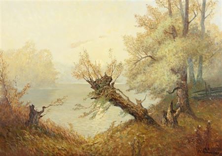 Am Waldsee by Clemens Prussen - Auction record, sale price, and art valuation. Compare with similar artists and explore comparable artworks.