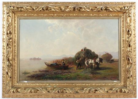 "Heuernte am Chiemsee" by Robert August Rudolf Schietzold - Auction record, sale price, and art valuation. Compare with similar artists and explore comparable artworks.