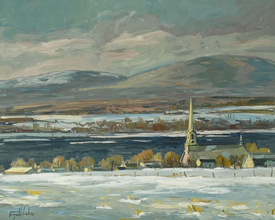 Sample artwork by Raynald Leclerc (Born 1961), known for marine and landscape painting - View similar artists and auction records