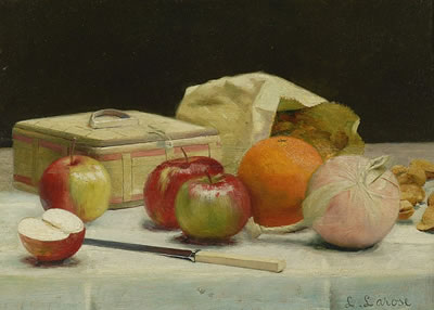Still Life with Wrapped Oranges