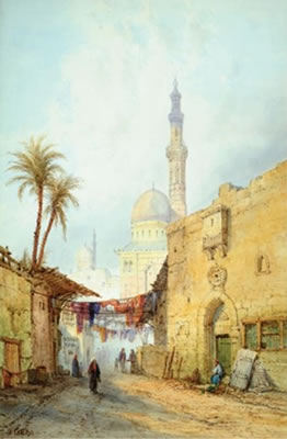 Busy Lane in Cairo
