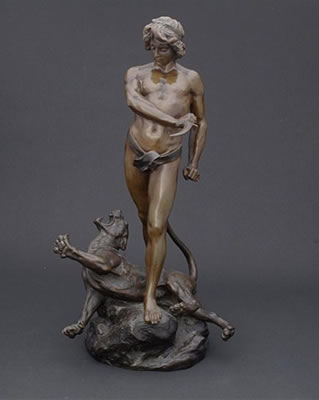 Chasse au Lion by Loys Potet - Auction record, sale price, and art valuation. Compare with similar artists and explore comparable artworks.