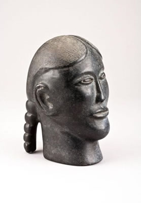 Sample artwork by Simon Pov (1917 - 1964), known for inuit sculpture - View similar artists and auction records