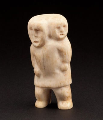 Mother and child by Bernadette Ivalooarjuk Saumik - Auction record, sale price, and art valuation. Compare with similar artists and explore comparable artworks.