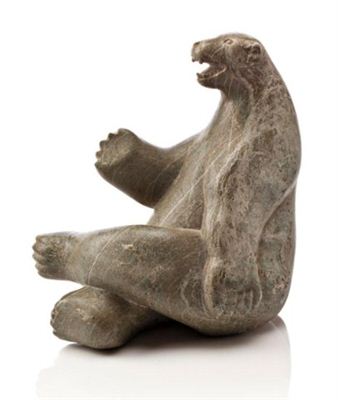 Kimmirut (Lake Harbour) Seated Bear