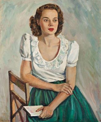 Portrait of a Seated Girl by Robert Stewart Hyndman - Auction record, sale price, and art valuation. Compare with similar artists and explore comparable artworks.