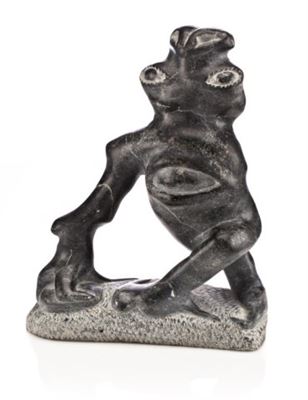 Sample artwork by Eli Qinuajua (Born 1937), known for inuit sculpture - View similar artists and auction records