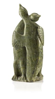Sample artwork by Quimiata Normangusuituq (Born 1948), known for inuit sculpture - View similar artists and auction records
