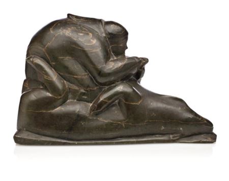 Sample artwork by Simon Mukimuk (Born 1939), known for inuit sculpture - View similar artists and auction records
