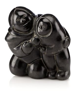 Mother and Child ca. 1980 by Mathew Aqigaaq - Auction record, sale price, and art valuation. Compare with similar artists and explore comparable artworks.