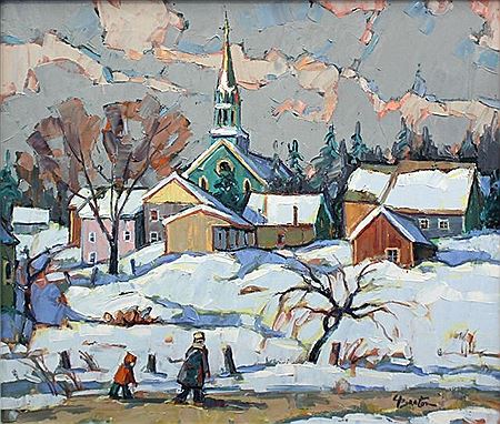 "St. Jean De Matha" by Yvon Breton - Auction record, sale price, and art valuation. Compare with similar artists and explore comparable artworks.