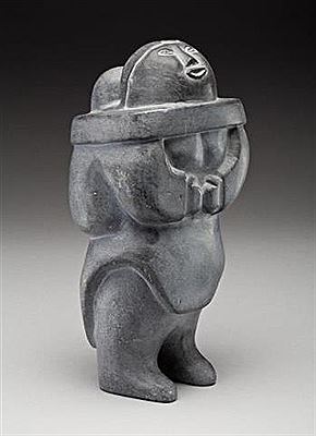 Mother and Child by Annie Niviaxie - Auction record, sale price, and art valuation. Compare with similar artists and explore comparable artworks.