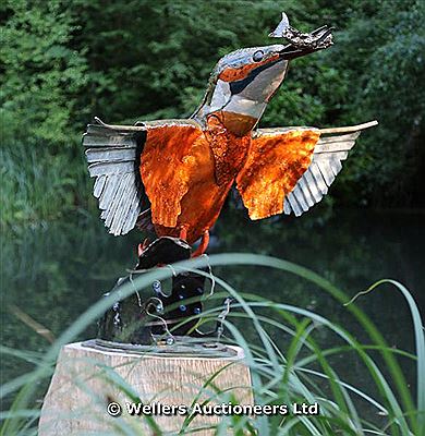 Kingfisher by Julie Grose - Auction record, sale price, and art valuation. Compare with similar artists and explore comparable artworks.