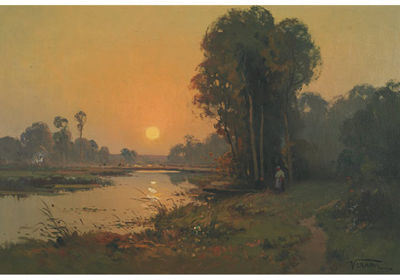 ROMANTIC SPOT BY THE RIVER, EVENING