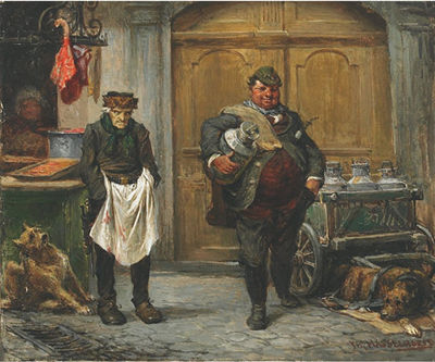THE MILK VENDOR'S STALL