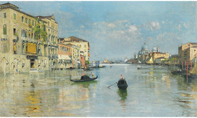THE GRAND CANAL BY SANTA MARIA DELLA SALUTE