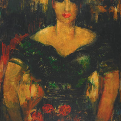 FLOWER GIRL by Janis Ferdinands Tidemanis - Auction record, sale price, and art valuation. Compare with similar artists and explore comparable artworks.
